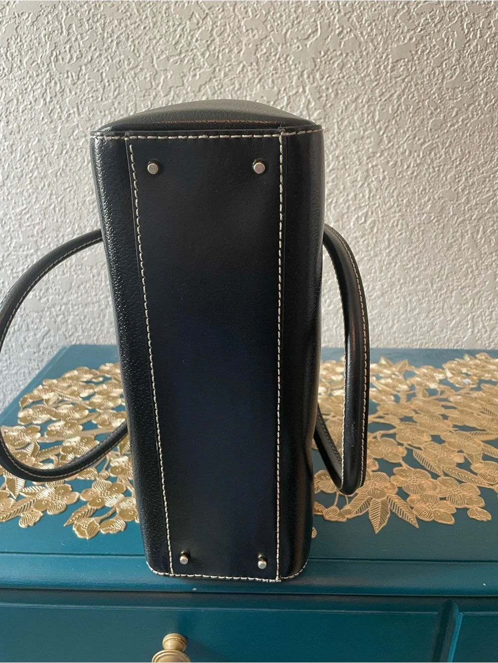 Kate Spade Black Leather Purse with Matching Wallet - Picture 4 of 9